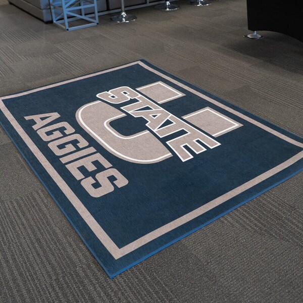 utah state aggies area rug